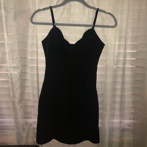 Tobi Scalloped Mini Dress